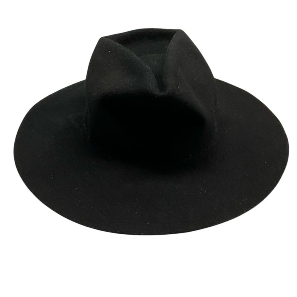 Bailey Tucson Black Wool Fedora Style Cowboy Country Western Hat size 6 7/8